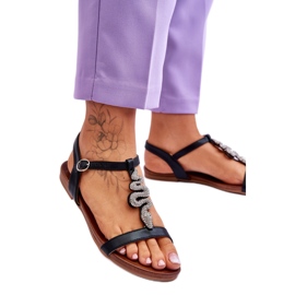 Step in style Sandalen Modell S.Barski KV-5541-42 Schwarz – Treten Sie ein mit Stil