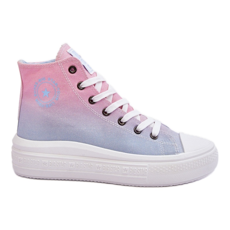 Step in style Sneakers Modell Big Star LL274A191 Pink/Blau – Treten Sie ein mit Stil mehrfarbig