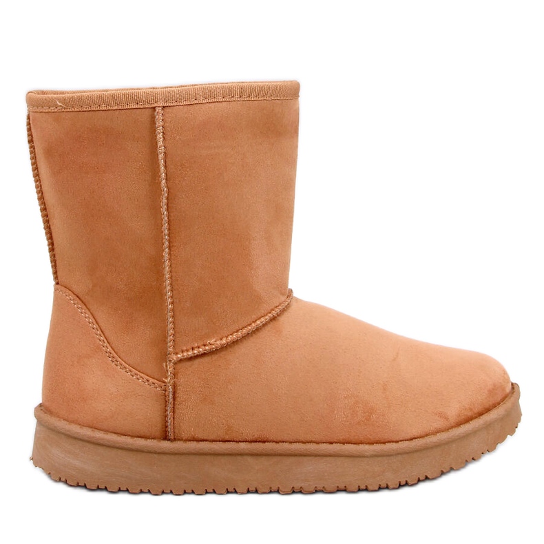 Klassische Delaney Camel-Schneestiefel braun