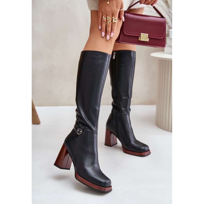 Step in style Modell Da JC42-39 Schwarze Stiefel – Treten Sie mit Stil ein