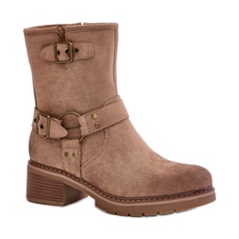 Step in style Stiefel Modell Zudra 7280 Dunkelbeige – Treten Sie ein mit Stil