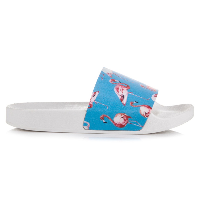 Vices Flamingo-Hausschuhe blau