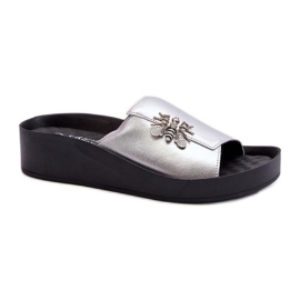S.Barski Silver Plateau-Flip-Flops grau