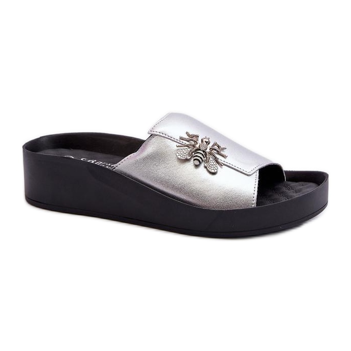 S.Barski Silver Plateau-Flip-Flops grau