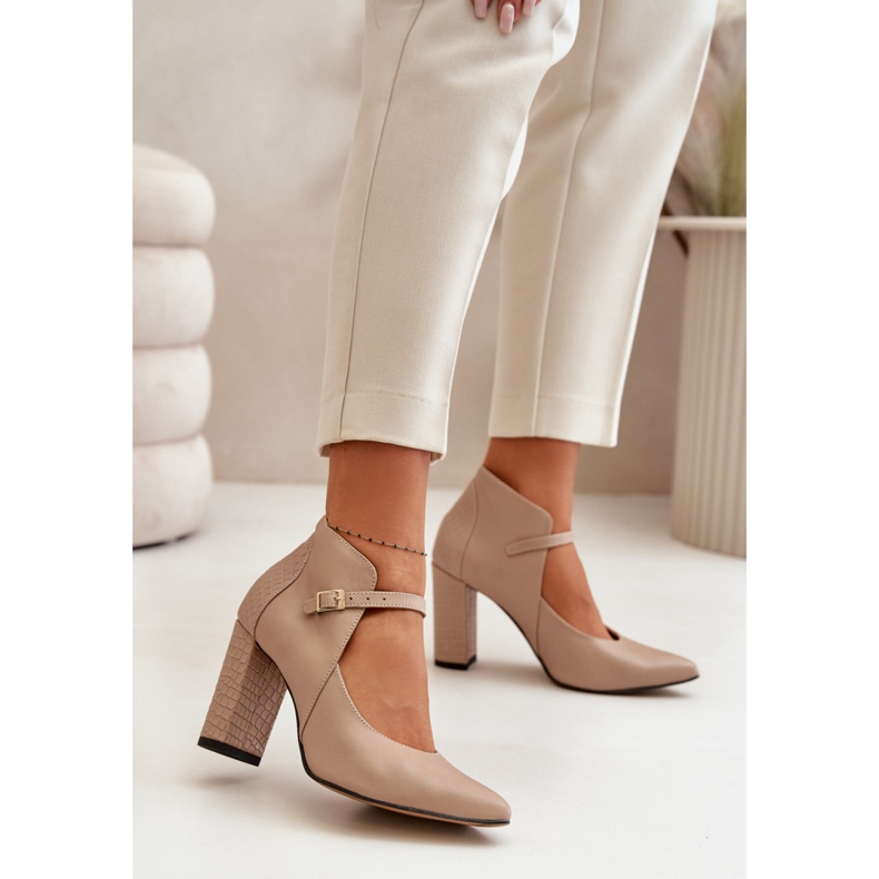 Laura Messi 2832 Beige Pumps