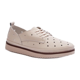 S.Barski Beige Damenschuhe