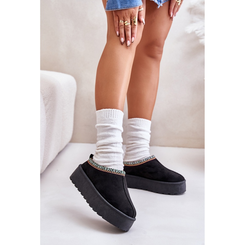 Step in style Hausschuhe Modell Neroma 877-1 Schwarz – Treten Sie mit Stil ein