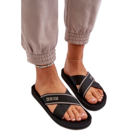 Big Star Black Damen-Flip-Flops schwarz