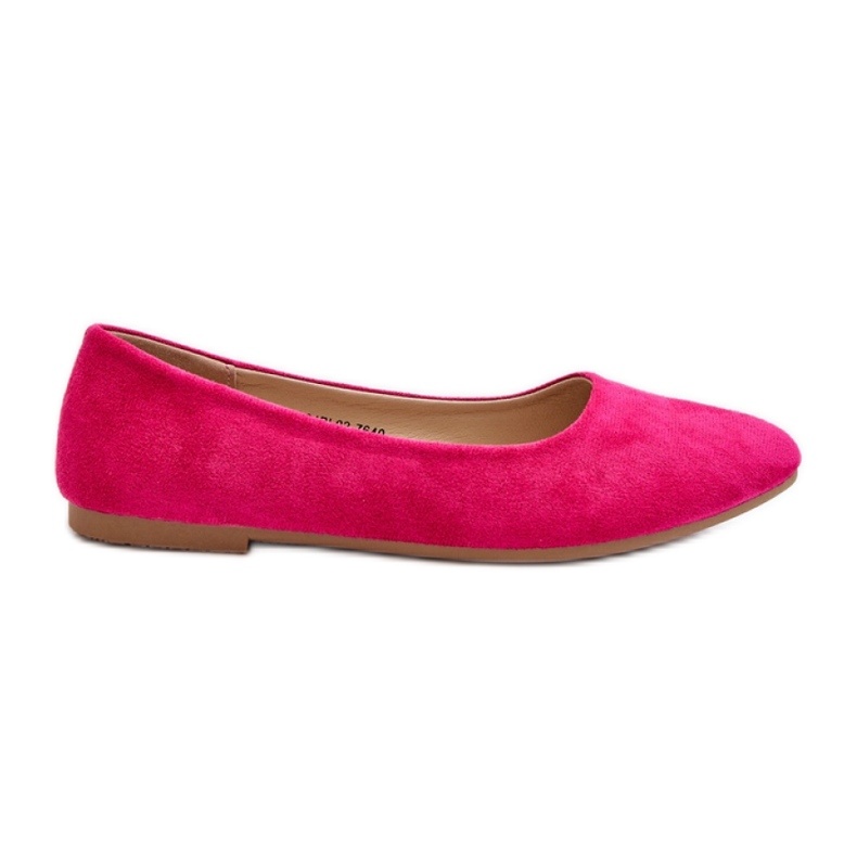 Klassische Damen-Ballerinas Fuchsia rosa