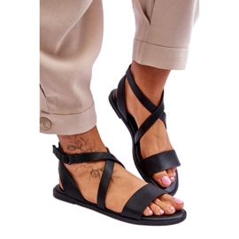 Riemchensandalen für Damen von Big Star in Schwarz