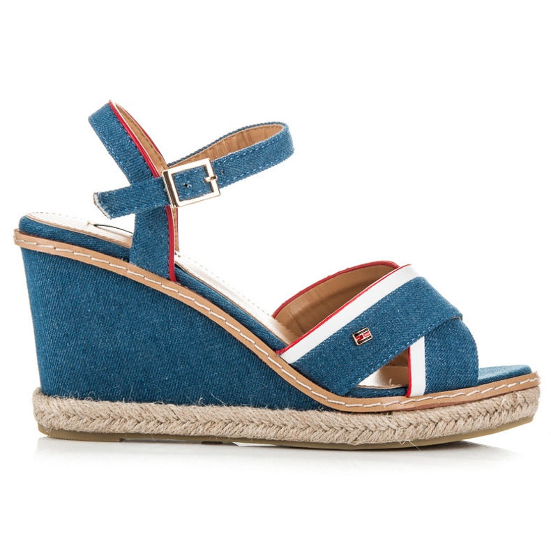 Vices Damensandalen mit hohen Absätzen blau