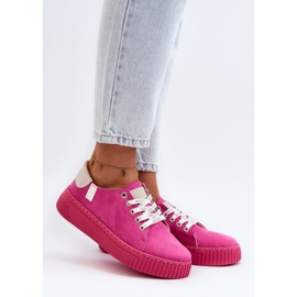 Step in style Sneakers Modell Big Star NN276004 Fuchsia – Treten Sie ein mit Stil rosa