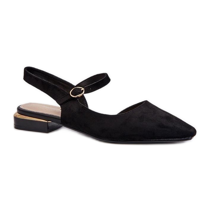 Sergio Leone Schwarze Ballerinas für Damen