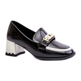 Artiker Schwarze Lack-Damenschuhe