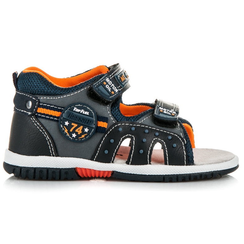 American Club Sandalen mit Klettverschluss für Jungen blau