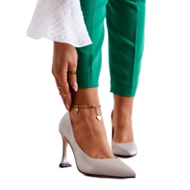 Step in style High Heels Modell Tamira F6102 Hellgrau – Treten Sie ein mit Stil