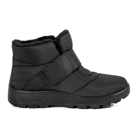 Schwarze, bequeme Damen-Schneestiefel