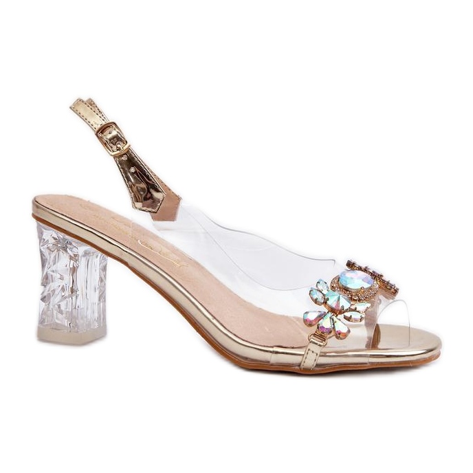 Step in style Sandalen Modell Da MR38-444 Gold – Treten Sie ein mit Stil gelb