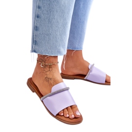 Step in style Sandalen-Flip-Flops Modell Termen W-78 Violett – Treten Sie ein mit Stil