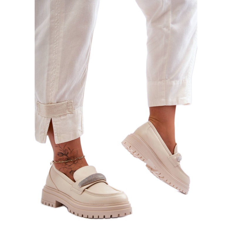 Step in style Mokassins Modell Aricka 7961 Beige – Treten Sie ein mit Stil