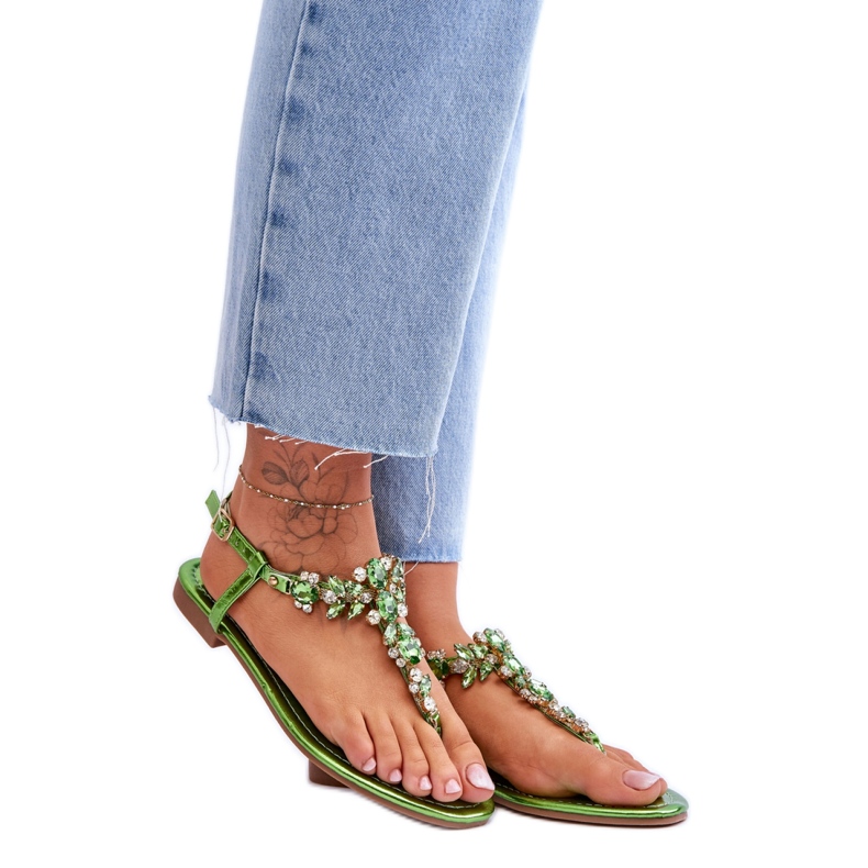 Step in style Sandalen Modell Lenisa H8-291 Grün – Treten Sie ein mit Stil