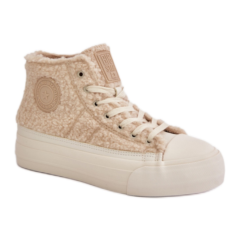 Step in style Sneakers Modell Big Star OO274A444 Beige – Treten Sie ein mit Stil