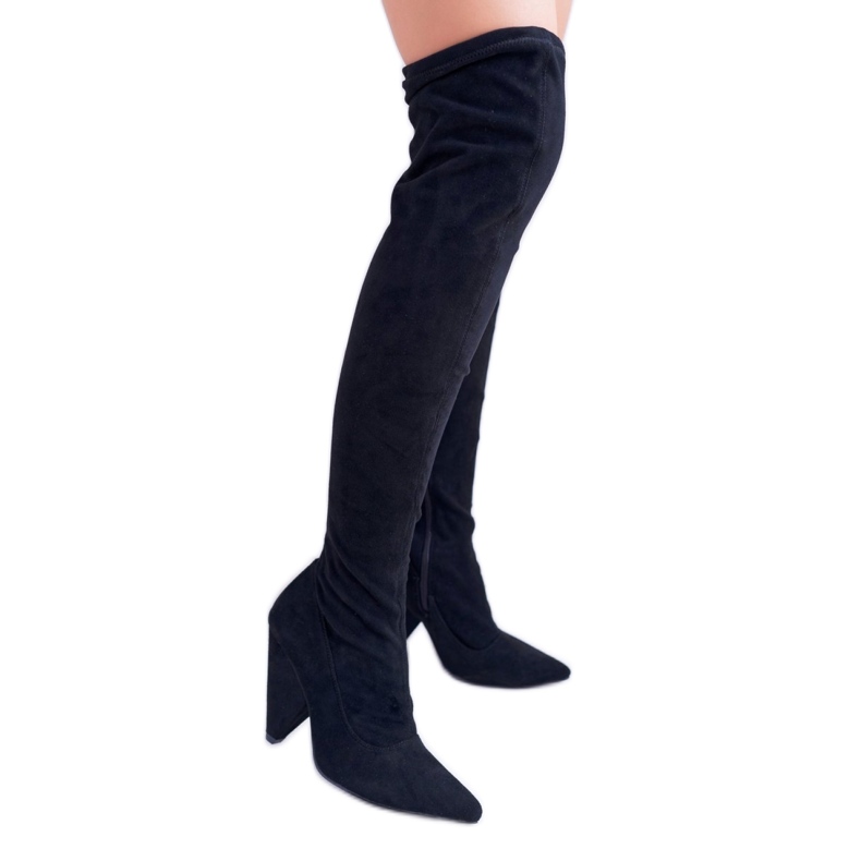 Step in style Stiefel Modell Lu Boo XW37356 Schwarzes Wildleder – Treten Sie ein mit Stil