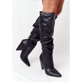 Step in style Stiefel Modell Lu Boo XW37355 Schwarzes Leder – Treten Sie ein mit Stil