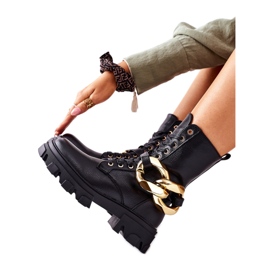 Step in style Jensen Trapper-Stiefel Modell L13107-8 Blk Black – Treten Sie ein mit Stil schwarz