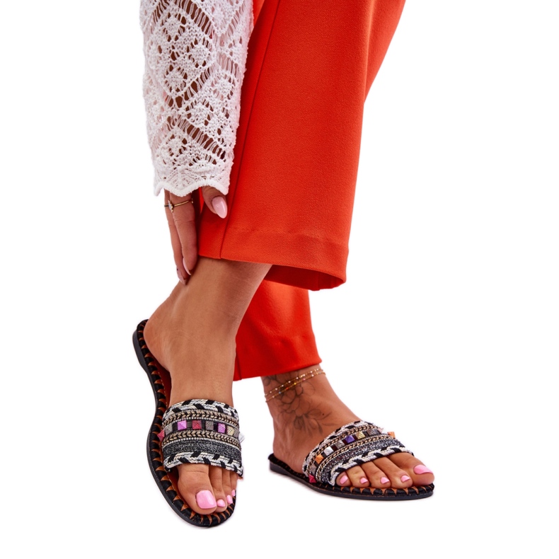 Step in style Sandalen-Flip-Flops Modell Bellisa CK270P Schwarz – Treten Sie ein mit Stil