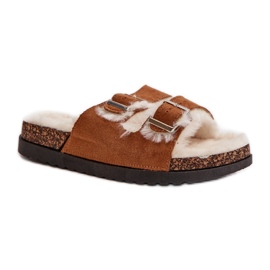 Step in style Hausschuhe Modell Ezilena WSL-200 Camel – Treten Sie mit Stil ein braun