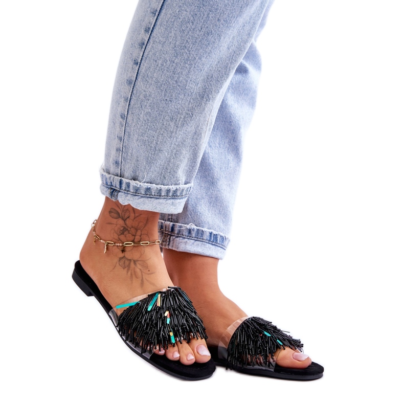 Step in style Sandalen-Flip-Flops Modell S.Barski KV-576-4 Schwarz – Treten Sie ein mit Stil