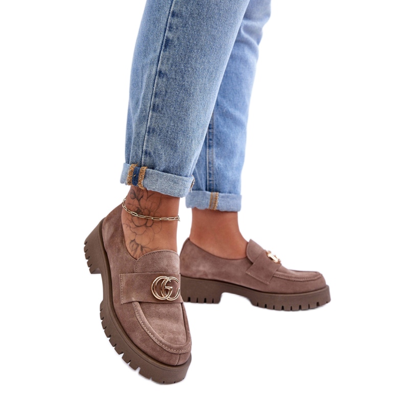 Step in style Schuhe Modell Rosefalls 20153 Dunkelbeiges Wildleder – Treten Sie ein mit Stil