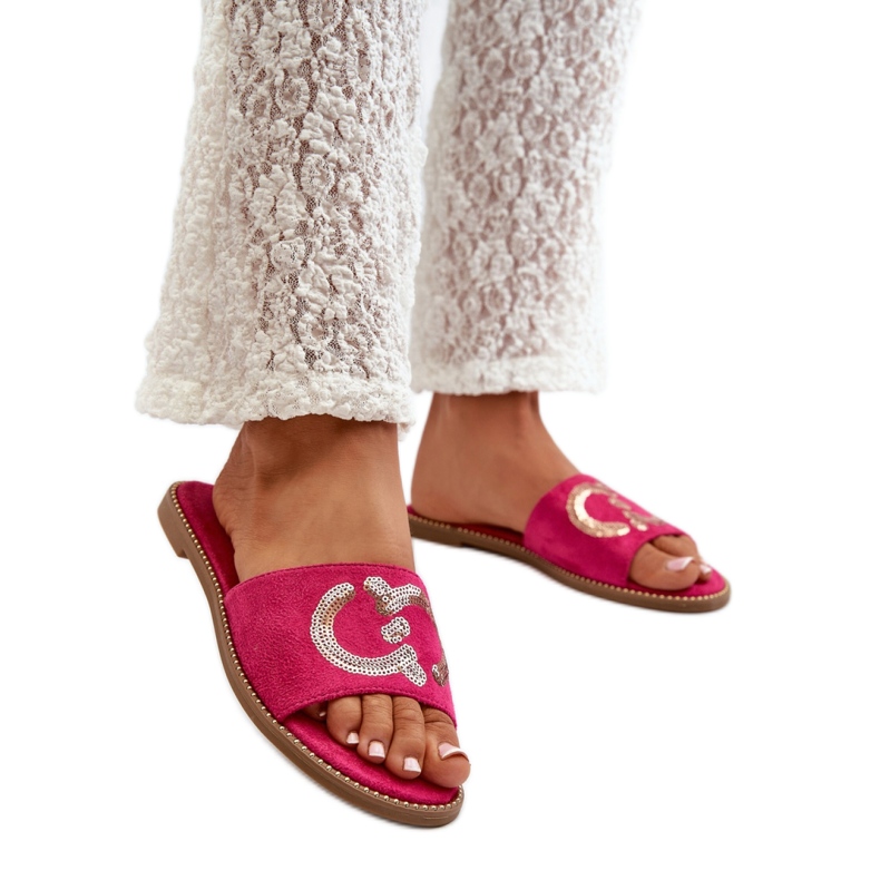 Step in style Sandalen-Flip-Flops Modell S.Barski KV27-052 Fuchsia – Treten Sie ein mit Stil rosa