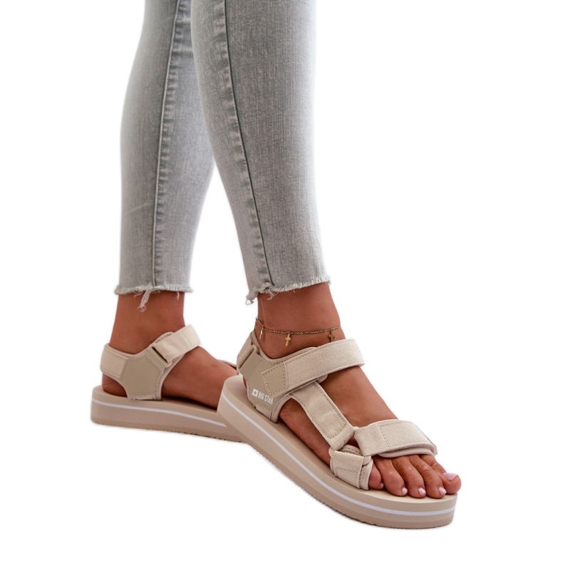 Step in style Sandalen Modell Big Star NN274A535 Beige – Treten Sie ein mit Stil