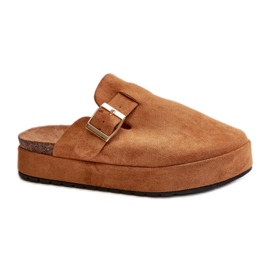 Step in style Hausschuhe Modell Terilain TL8-123 Camel – Treten Sie mit Stil ein braun