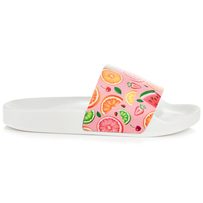 Vices Obst Hausschuhe rosa