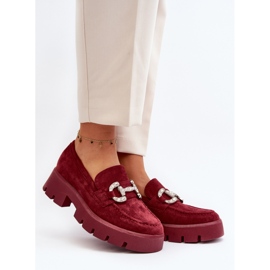 Step in style Mokassins Modell Ellise G422 Bordo – Treten Sie mit Stil ein rot
