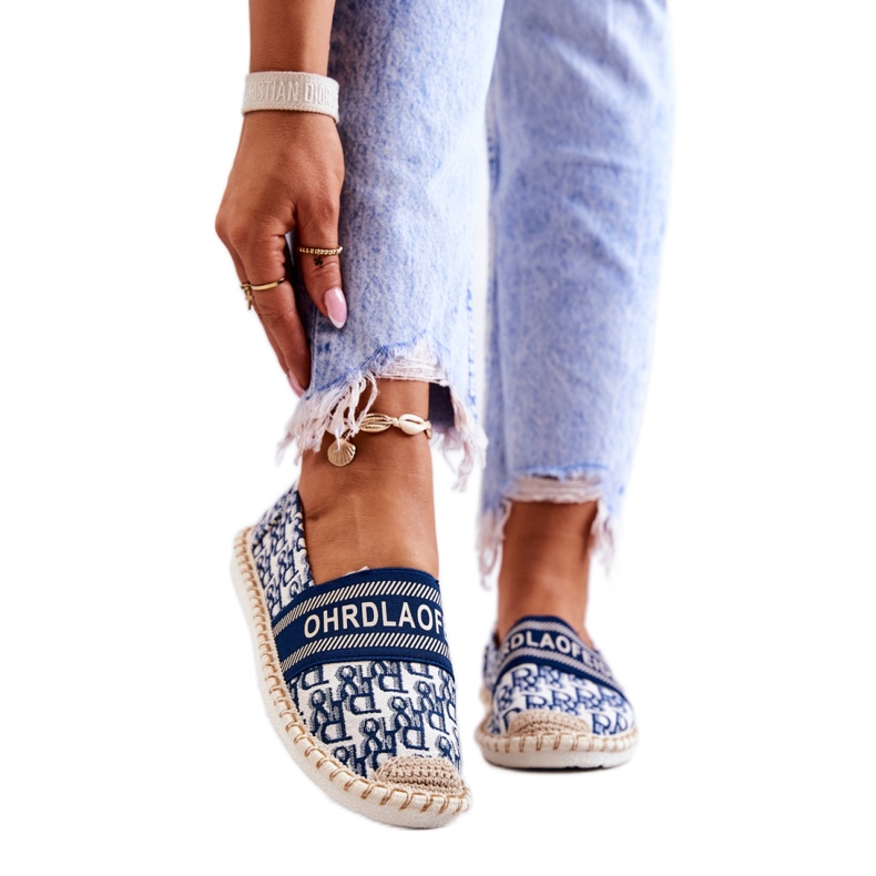 Step in style Espadrilles Modell Warm Time NB358P Blau – Treten Sie mit Stil ein