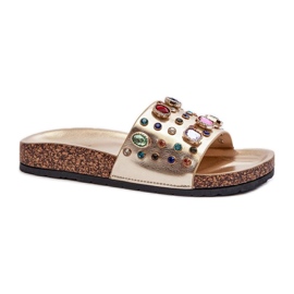 Step in style Sandalen-Flip-Flops Modell S.Barski MY122 Gold – Treten Sie ein mit Stil gelb