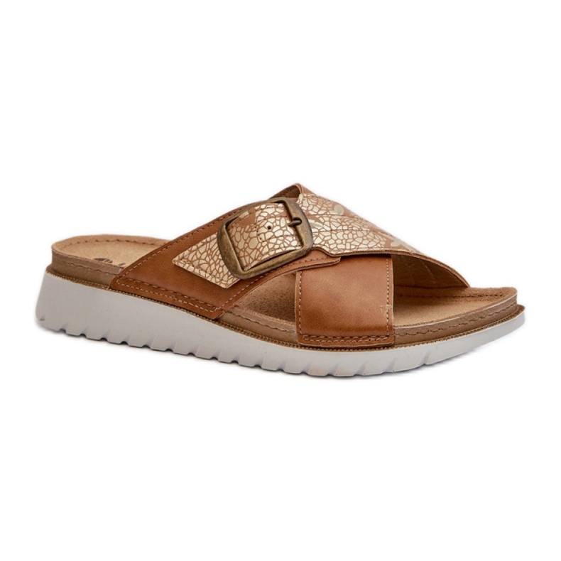Step in style Sandalen-Flip-Flops Modell Inblu CN000032 Camel – Treten Sie ein mit Stil braun