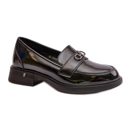 Step in style Mokassins Modell Vinceza 58409 Schwarz lackiert – Treten Sie ein mit Stil