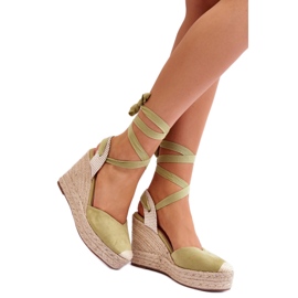 Step in style Sandalen Modell Lendy QQ-116 Grün – Treten Sie ein mit Stil