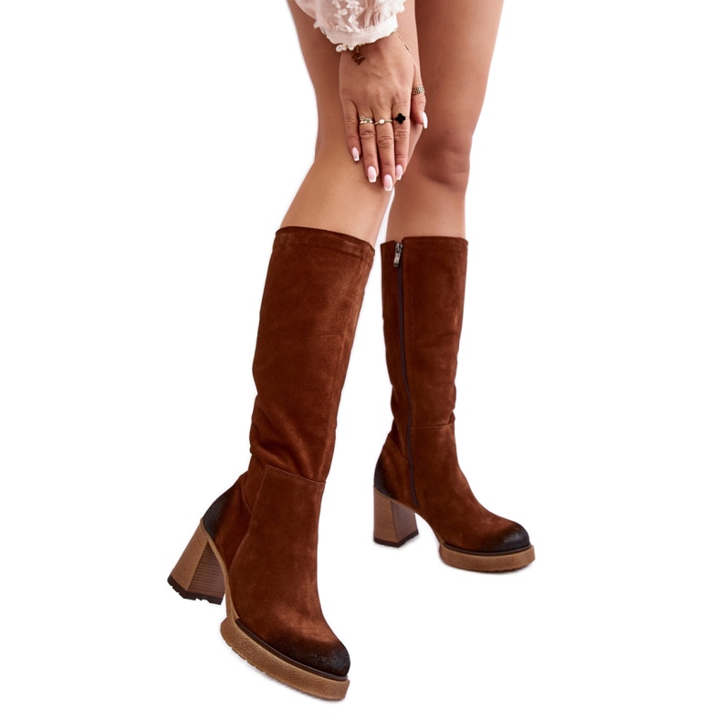 Step in style Stiefel Modell Lemar Ceraxa 70133 Dunkelbraunes Wildleder – Treten Sie ein mit Stil