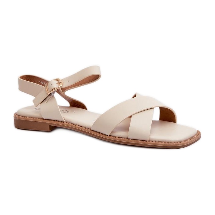 Step in style Sandalen Modell S.Barski KV27-003 Beige – Treten Sie ein mit Stil