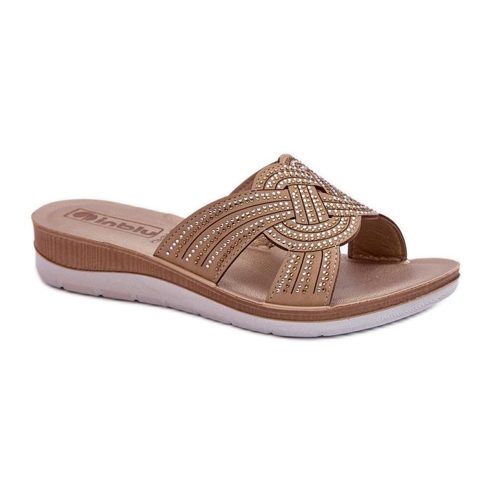 Step in style Sandalen-Flip-Flops Modell Inblu BV000037 Beige – Treten Sie ein mit Stil