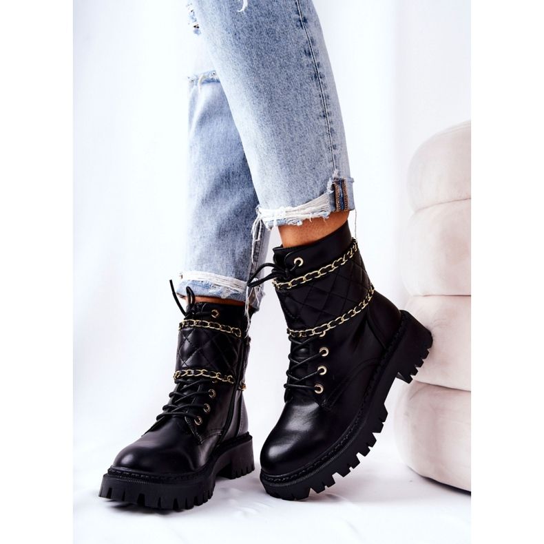 Step in style Arbeitsstiefel Modell Caleanor H21-71 Blk Black – Treten Sie ein mit Stil schwarz