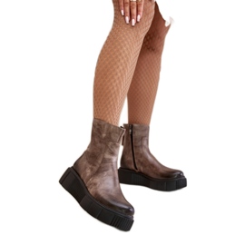 Step in style Stiefel Modell Zazoo 60369 Dunkelbeige – Treten Sie ein mit Stil