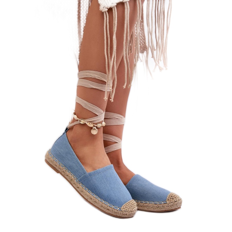 Step in style Espadrilles Modell Ismanne B-727 Blau – Treten Sie mit Stil ein