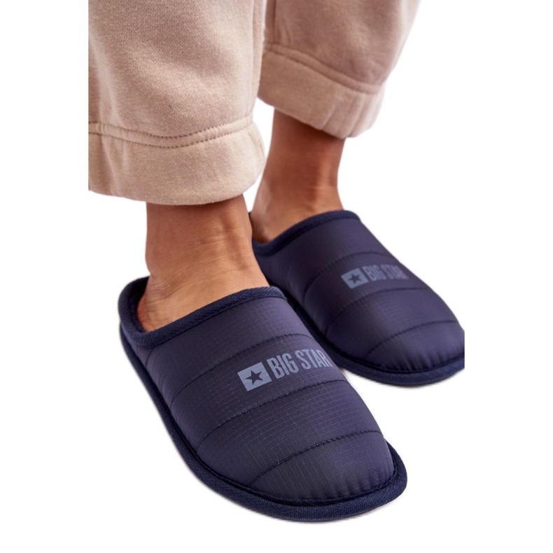 Step in style Hausschuhe Modell Big Star KK274601 Navy – Treten Sie ein mit Stil